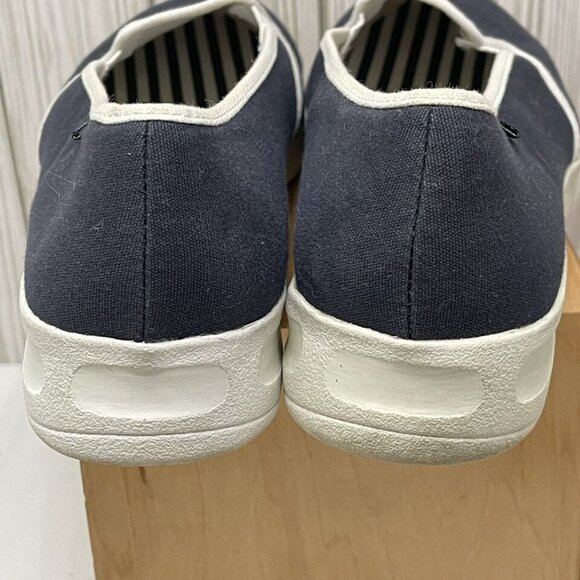 Lands End Womens Blue Slip On Loafer Canvas Comfort Flats 361804 Sz 9M - Picture 9 of 11